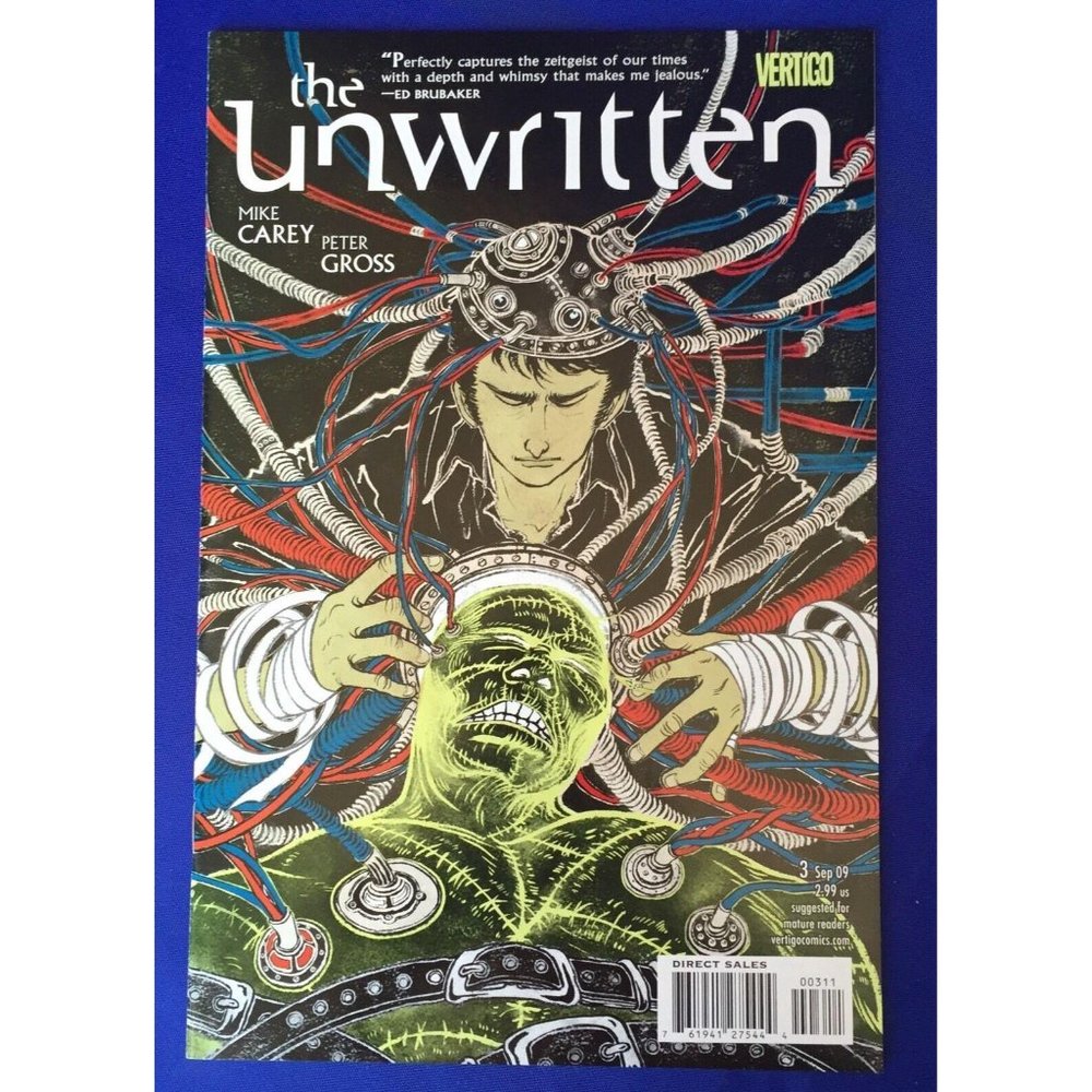 The Unwritten Numbers 1 2 3 Vertigo‎ Mike Carey Peter Gross 2009 Back Issues - Picture 3 of 10